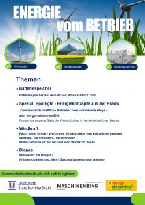 Energie vom Betrieb 2026