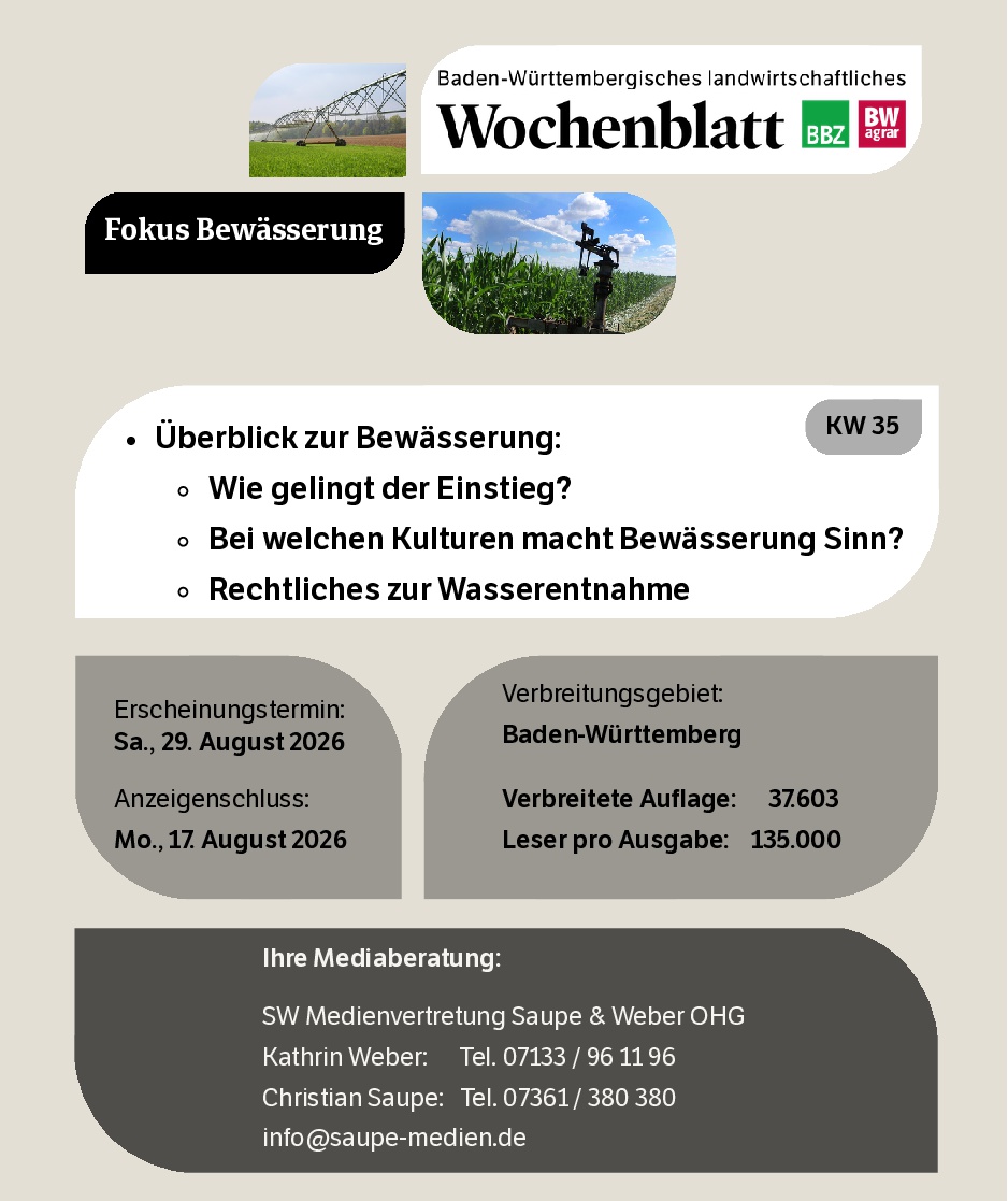 BWW 3526 Mailing Fokus Bewässerung